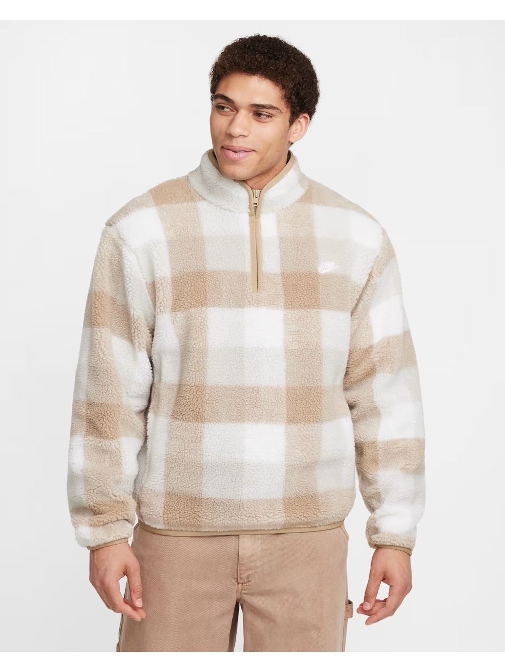 NWT New Nike Club Men's Winterized Half-Zip - Large